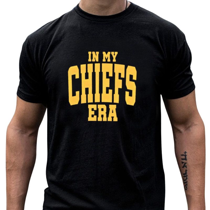 In My Chiefs Era Kansas City Football Fandom T Shirt T Shirt 1 1