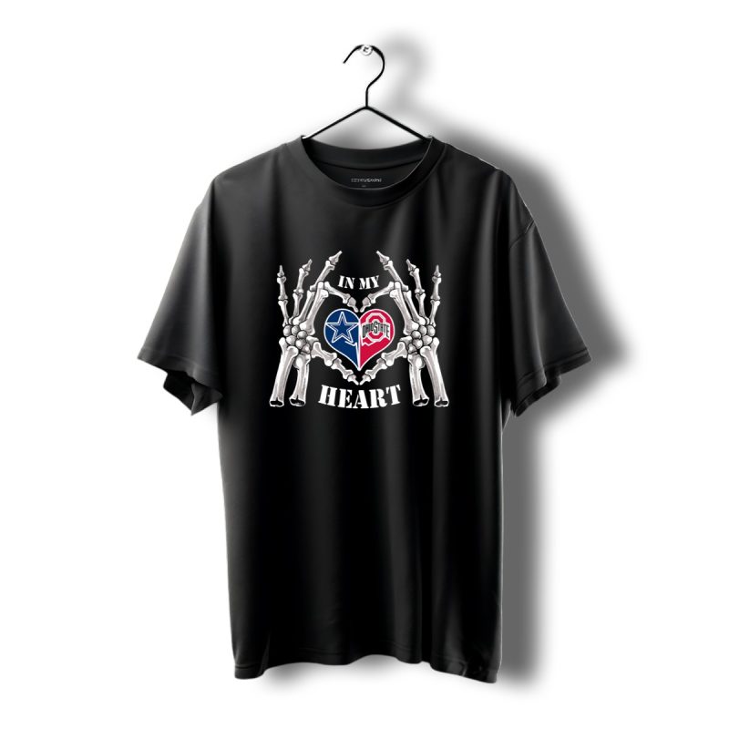 In My Heart Dallas Cowboys Ohio State Buckeyes T Shirt 1 T Shirt 1 1