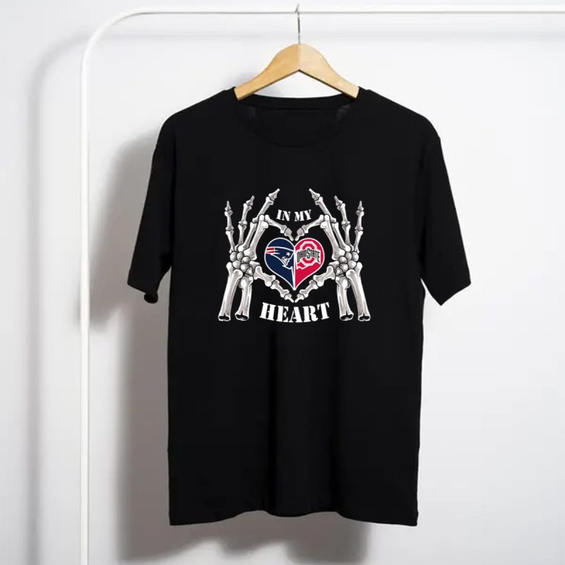 In My Heart New England Patriots Ohio State Buckeyes T Shirt T Shirt 1