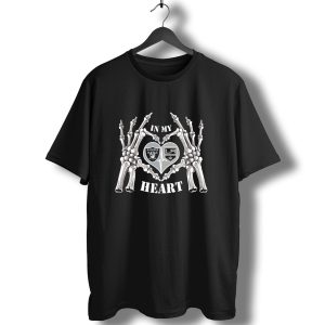 In My Heart Raiders La Kings Skeleton Hands T-Shirt