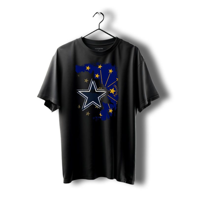 Indiana Stars United With Dallas Cowboys Emblem T Shirt 1 T Shirt 1 1