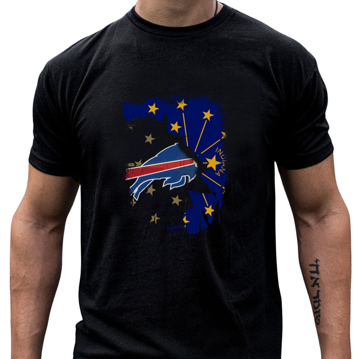 Indiana-State-Outline-With-Buffalo-Bills-Logo-Fusion-T-Shirt-1_t-shirt-4_5