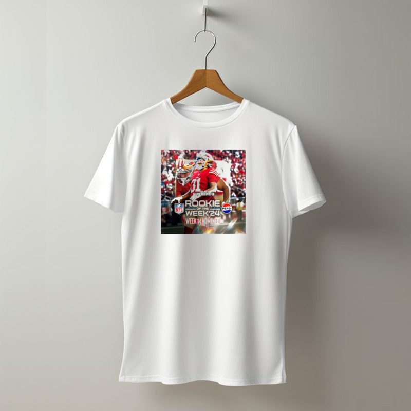 Isaac Guerendo San Francisco 49Ers Rookie Of The Week 2024 Week 14 T Shirt T Shirt 1