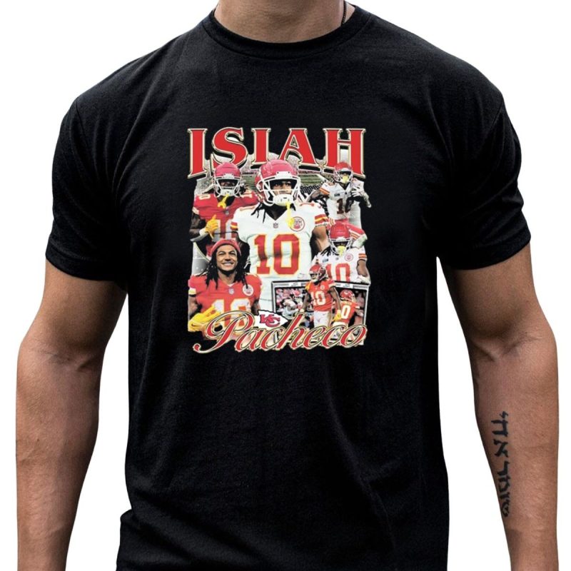 Isiah Pacheco 90S Kansas City Chiefs Football Collage T Shirt T Shirt 1 1