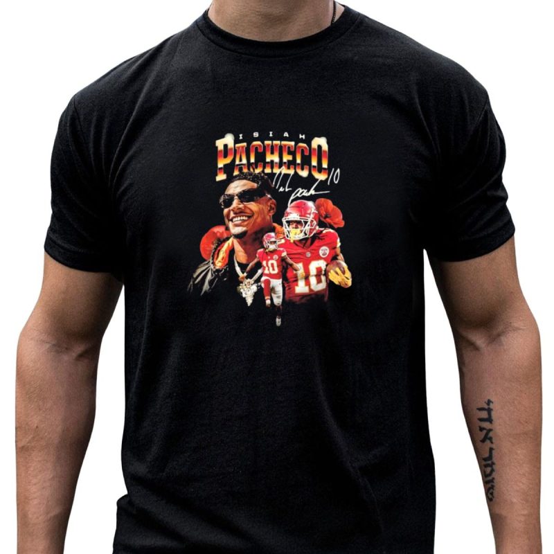 Isiah Pacheco Kansas City Chiefs Signature 10 T Shirt T Shirt 1 1