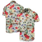 Island Hibiscus And Buffalo Bills Logo Hawaiian Shirt