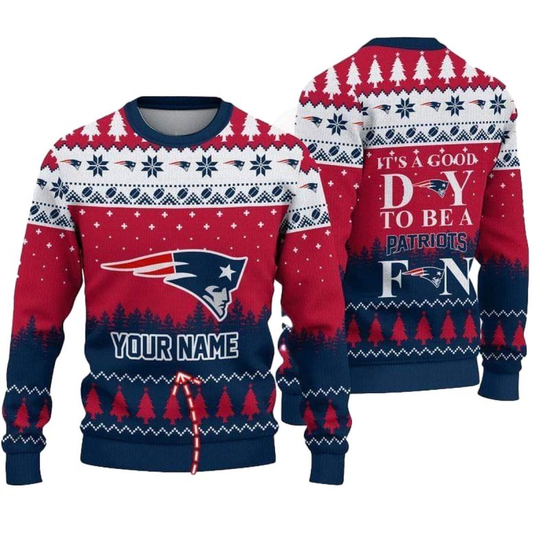Its A Good Day To Be A Patriots Fan Ugly Sweater 1