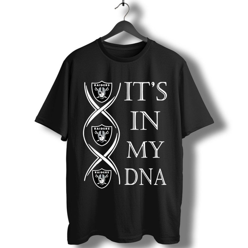 Its In My Dna Football Team Oakland Raiders Fan T Shirt T Shirt 1