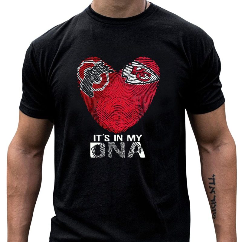 Its In My Dna Ohio State Chiefs Fingerprint Heart T Shirt T Shirt 1 1
