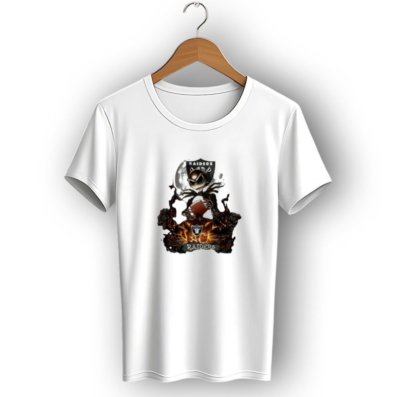 Jack Skellington Las Vegas Raiders Halloween T Shirt 1 T Shirt 1