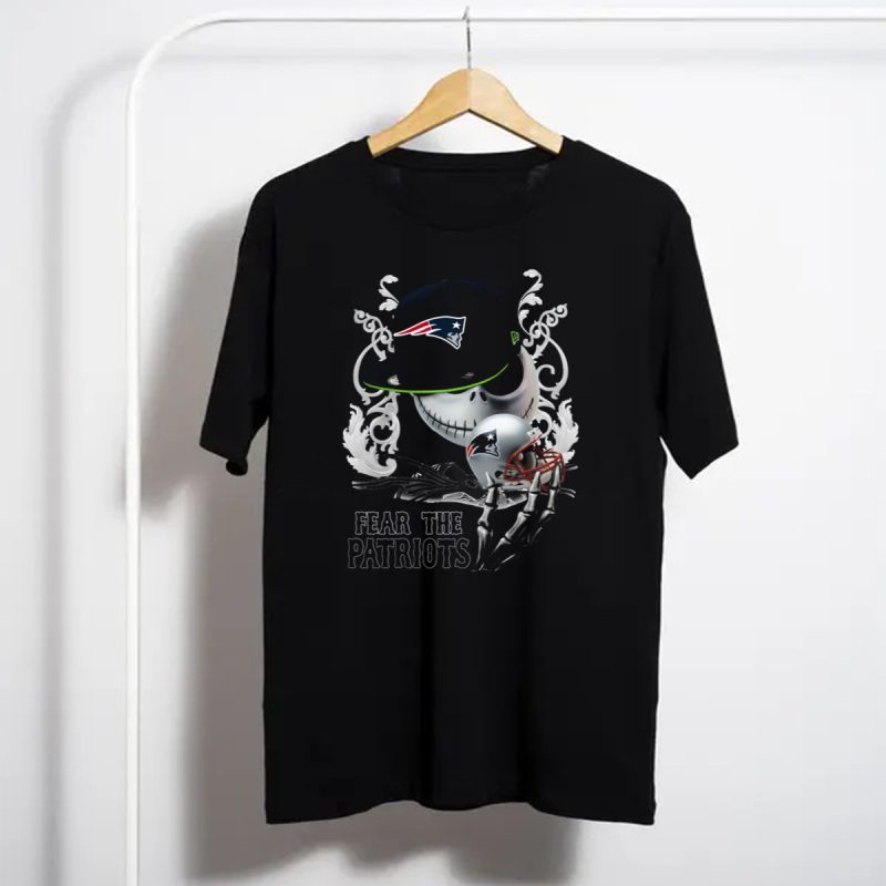 Jack Skellington Patriots Skull Fear The Patriots New Era Cap Football Helmet T Shirt T Shirt 1
