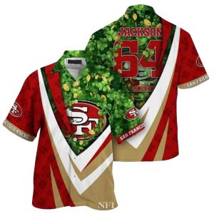 Jackson 64 San Francisco 49ers Hawaiian Shirt