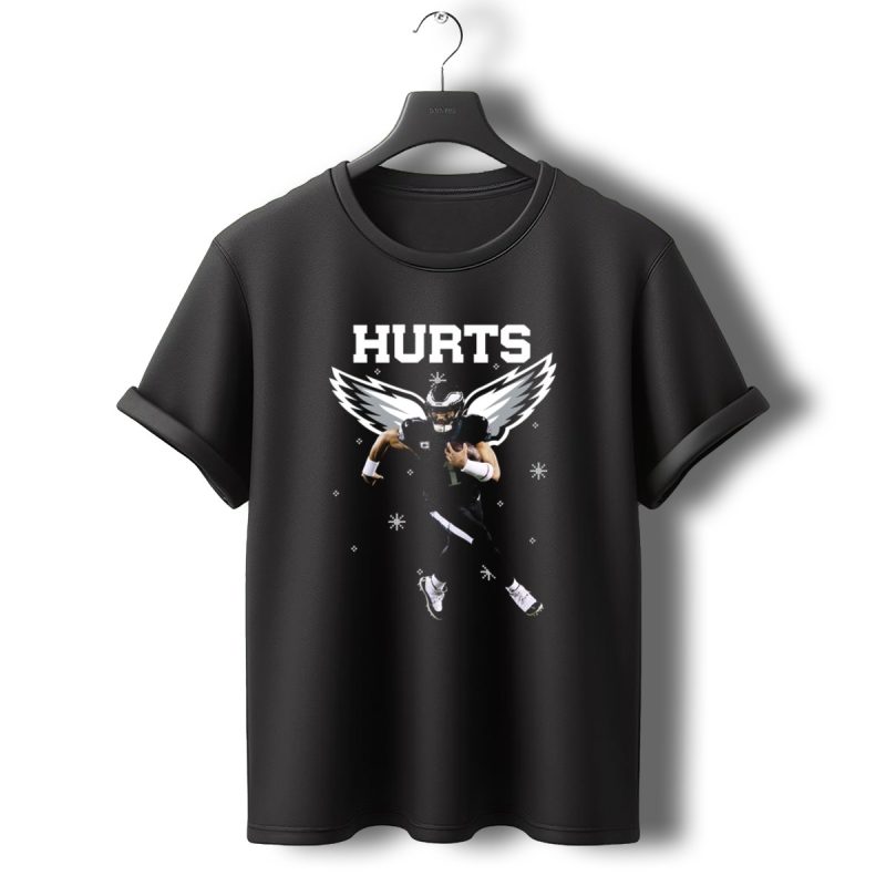 Jalen Hurts Eagles Wings Christmas T Shirt T Shirt 0 1