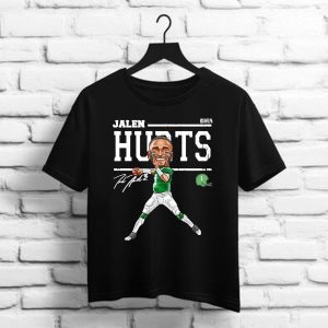 Jalen Hurts Philadelphia Eagles Cartoon Signature shirt