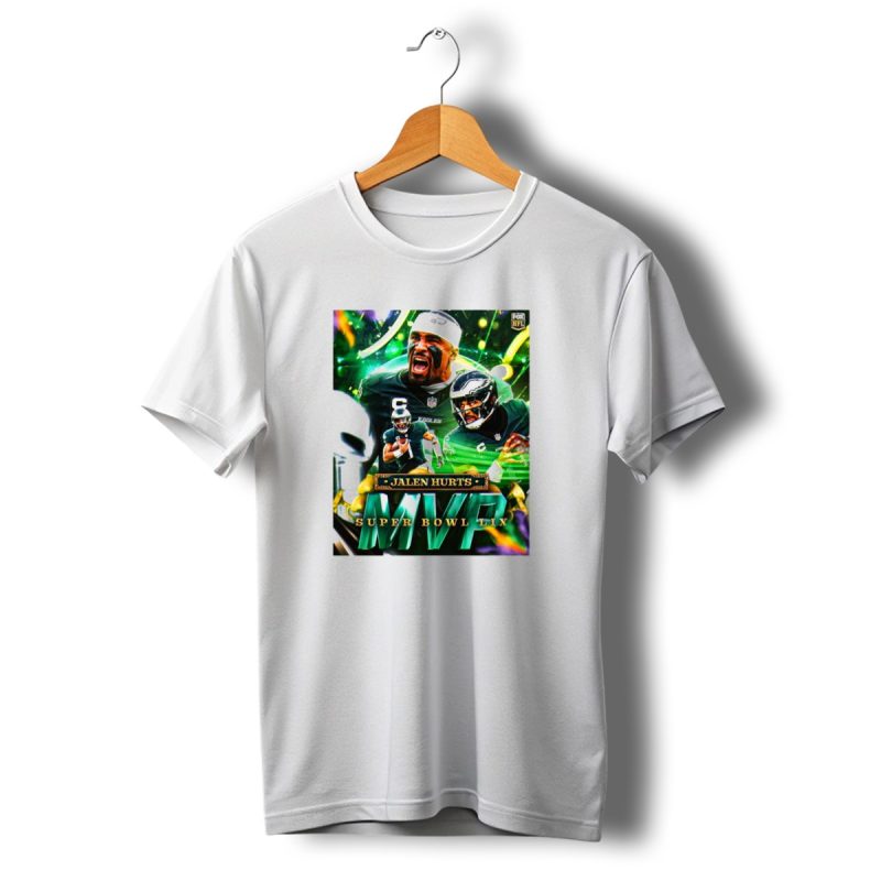 Jalen Hurts Super Bowl Lix Mvp Philadelphia Eagles Fox T Shirt T Shirt 1 1