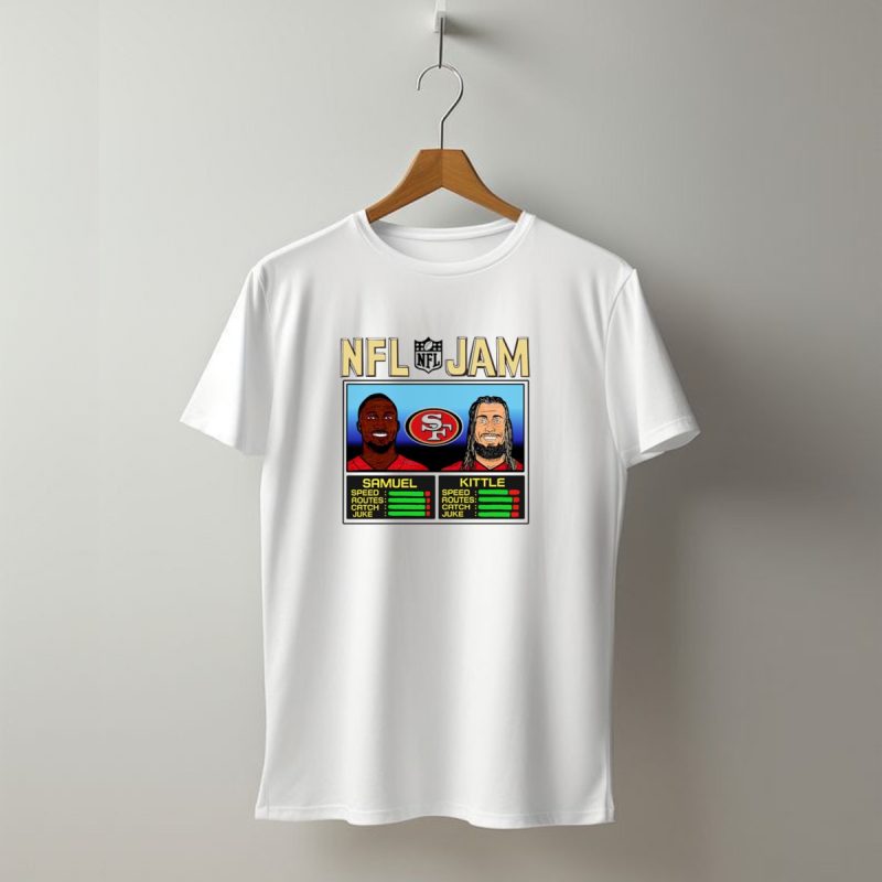 Jam Deebo Samuel George Kittle San Francisco 49Ers Speed Routes Catch Juke T Shirt T Shirt 1