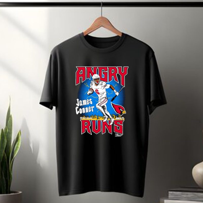 James Conner Angry Runs Arizona Cardinals Nflpa Good Morning Football T Shirt 1 T Shirt 1