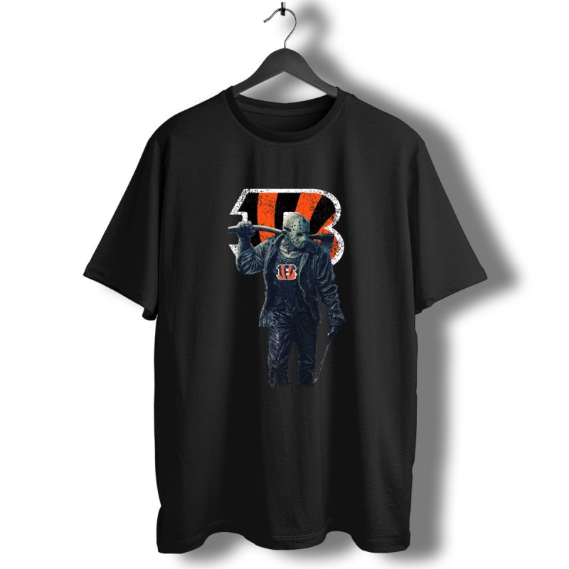 Jason Voorhees Cincinnati Bengals T Shirt T Shirt 1