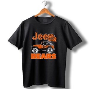 Jeep Chicago Bears Off Road Enthusiast Fan Gear T Shirt