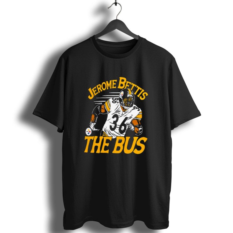 Jerome Bettis The Bus Pittsburgh Steelers 36 Caricature T Shirt 1 T Shirt 1