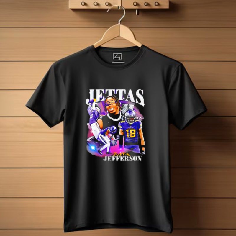 Jettas Justin Jefferson Minnesota Vikings 90S T Shirt 1 T Shirt 1