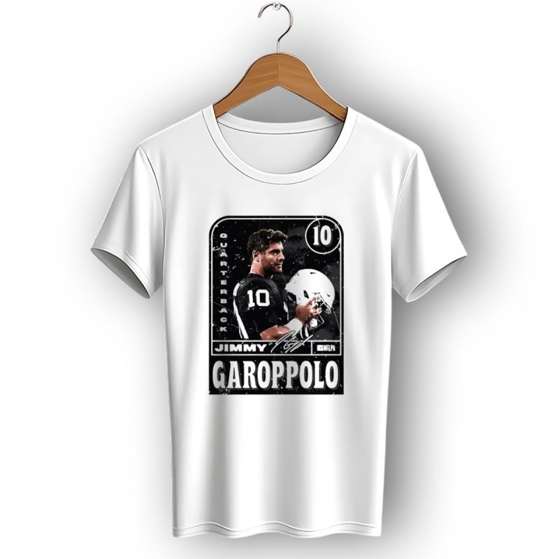 Jimmy Garoppolo Nflpa Quarterback Raiders Number 10 T Shirt 1 T Shirt 1