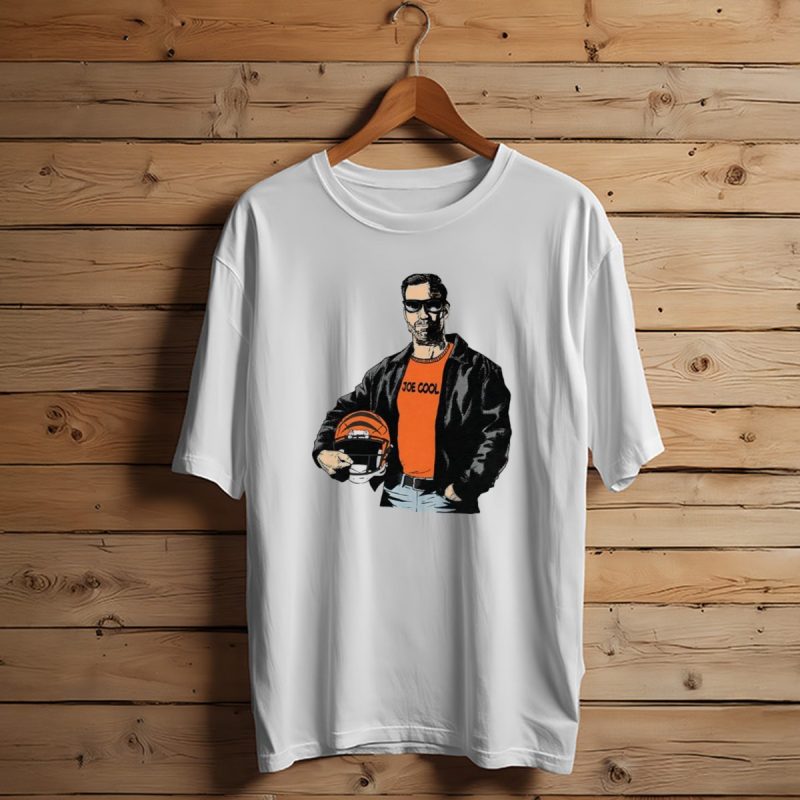 Joe Cool Cincinnati Bengals Nfl Vintage Joe Burrow Helmet T Shirt 1 T Shirt 1