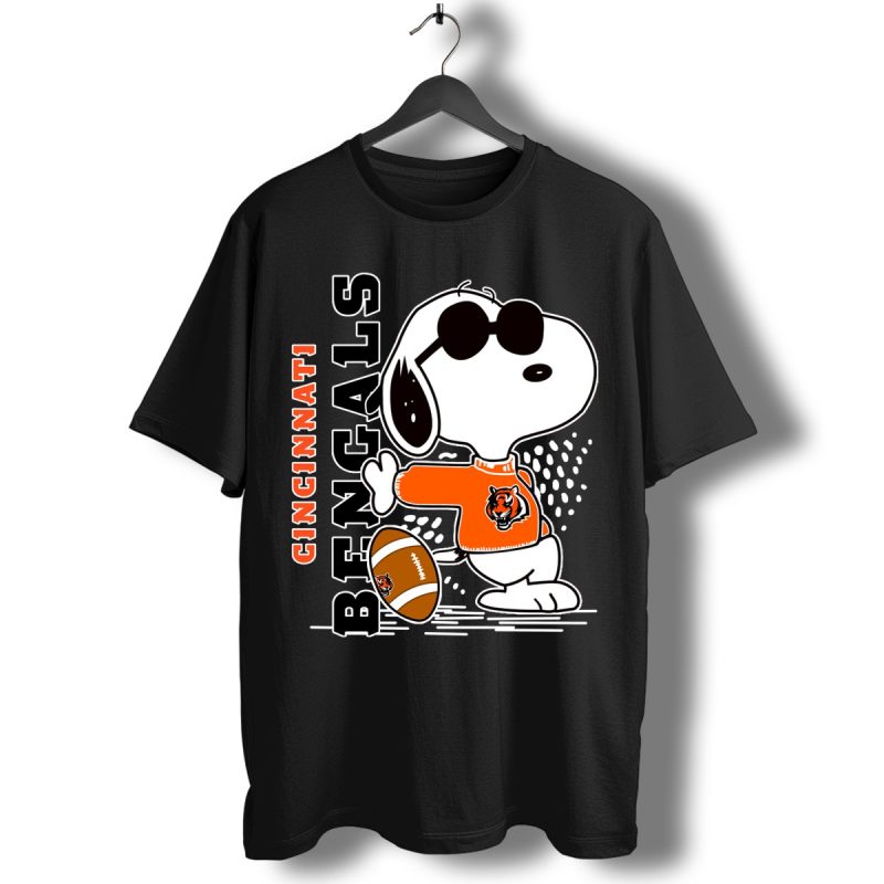 Joe Cool Snoopy Cincinnati Bengals T Shirt T Shirt 1