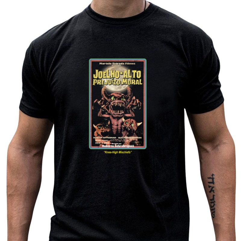 Joelho Alto Prejuii%C2%81Zo Moral Martelo Estrada Filmes Roberto Scharabriguez Knee High Mischiefs T Shirt T Shirt 1 1