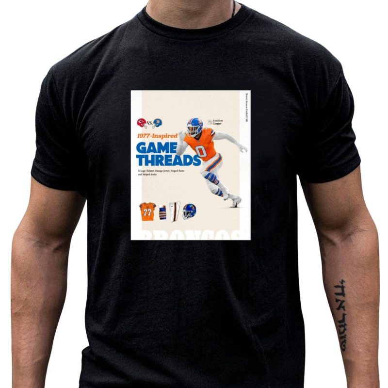 Jonathon Cooper Kansas City Chiefs Vs Denver Broncos 1977 Game Threads T Shirt T Shirt 1 1