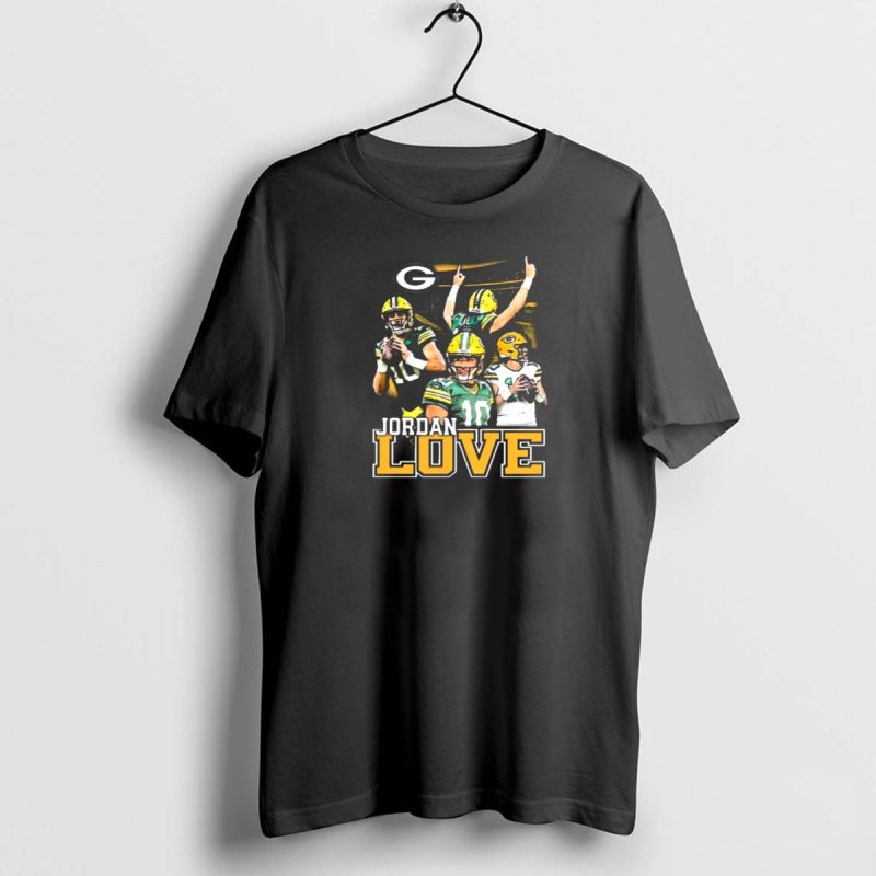 Jordan Love Green Bay Packers Player Nfl Iconic Moments T Shirt 1 1 T Shirt 1 1