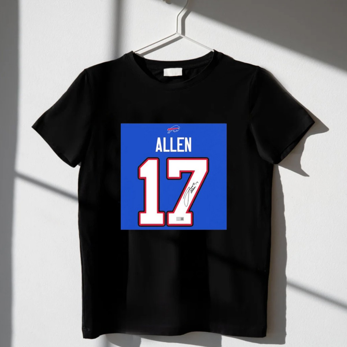 Josh-Allen-17-Buffalo-Bills-Jersey-Memorabilia-T-Shirt-1_t-shirt-3_4