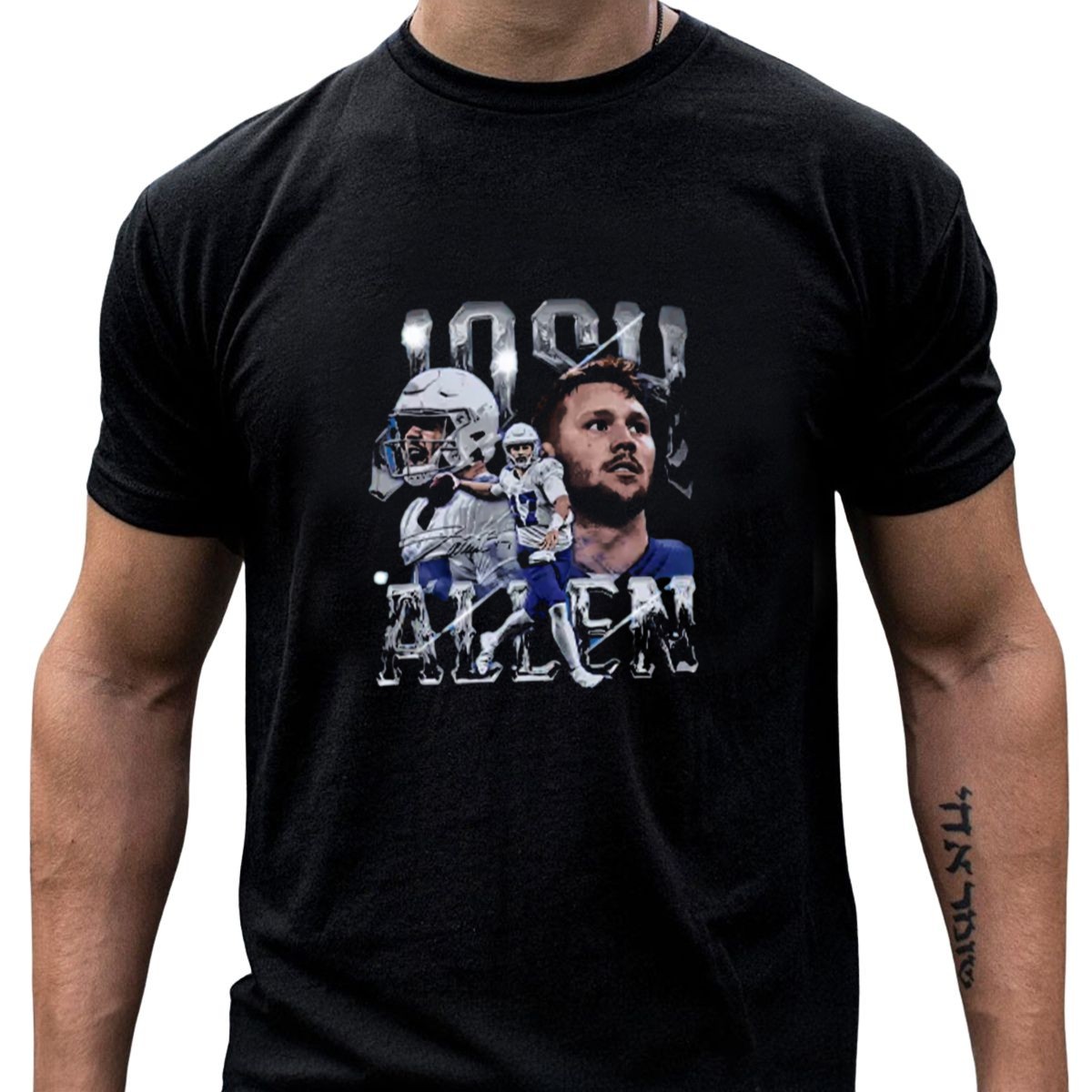 Josh-Allen-Action-Portrait-Buffalo-Bills-Quarterback-T-Shirt-1_t-shirt-4_5