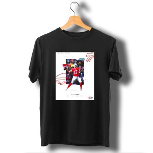 Josh Allen Buffalo Bills December 22 2024 Candy Cane Vibes Uniform Combo Vs New England Patriots T-Shirt