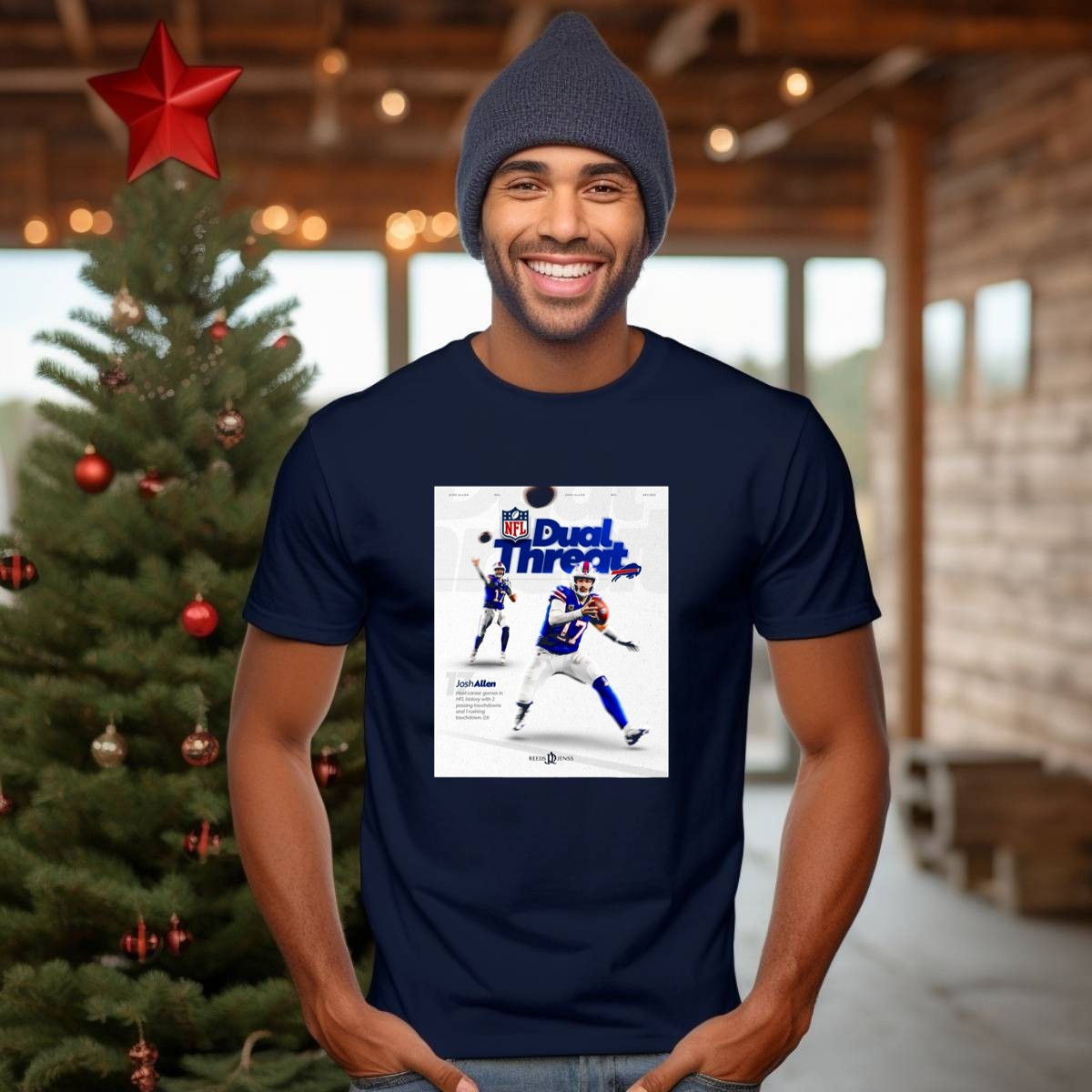 Josh-Allen-Buffalo-Bills-Dual-Threat-Nfl-Iconic-Career-Games-With-Passing-Touchdowns-T-Shirt-1_t-shirt-1_2