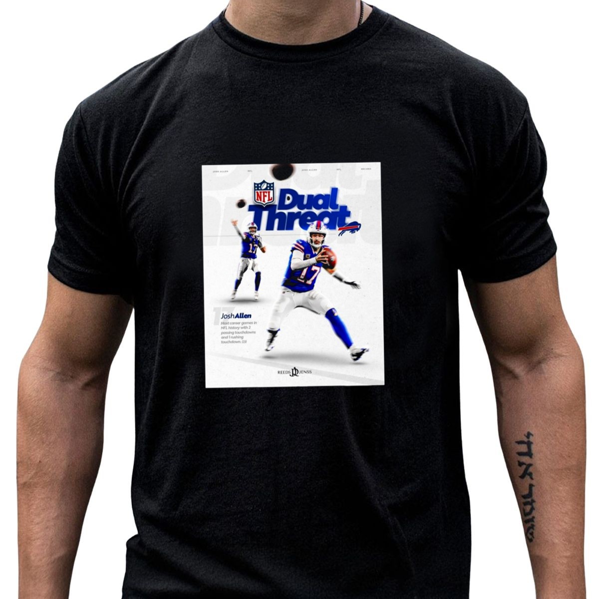 Josh-Allen-Buffalo-Bills-Dual-Threat-Nfl-Iconic-Career-Games-With-Passing-Touchdowns-T-Shirt-1_t-shirt-4_5