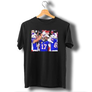 Josh Allen Buffalo Bills Nfl Team Celebration Week 11 Game 17 Jersey T-Shirt