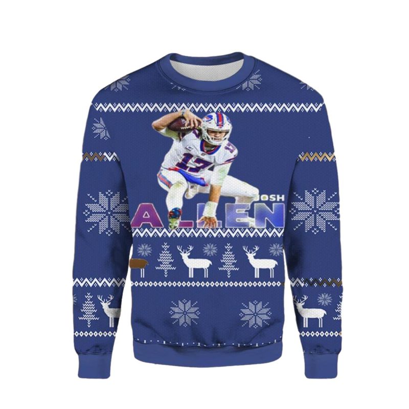 Josh-Allen-Buffalo-Bills-Ugly-Sweater-1 Josh Allen Buffalo Bills Ugly Sweater 1