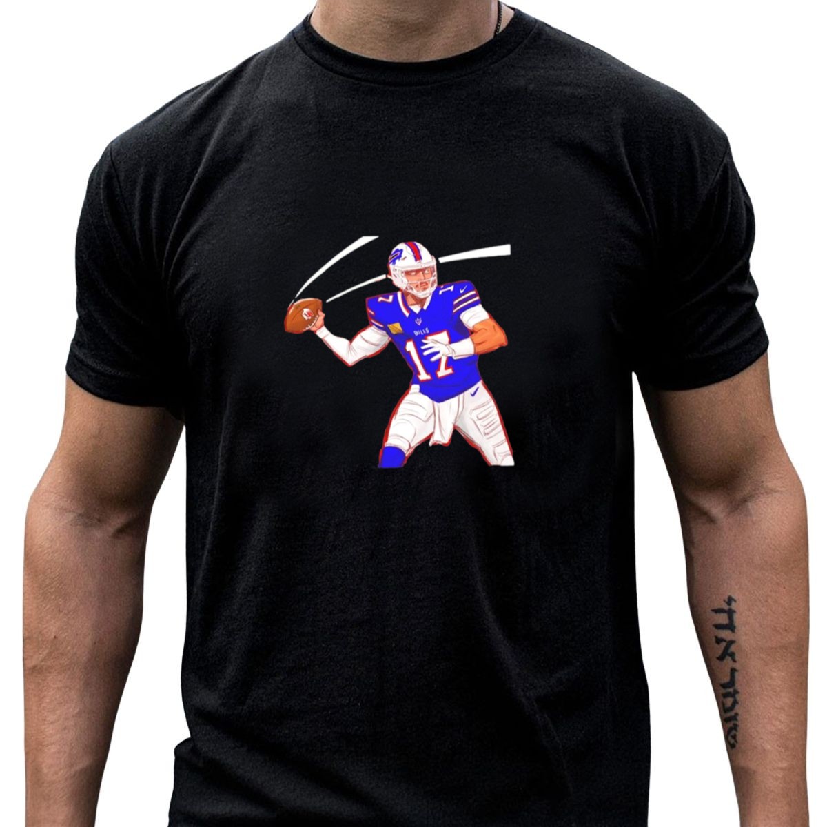 Josh-Allen-Buffalo-Bills-Victory-Monday-Cartoon-Football-Player-T-Shirt-1_t-shirt-4_5