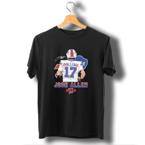 Josh Allen Challenge 17 Buffalo Bills Rise 17Th T-Shirt