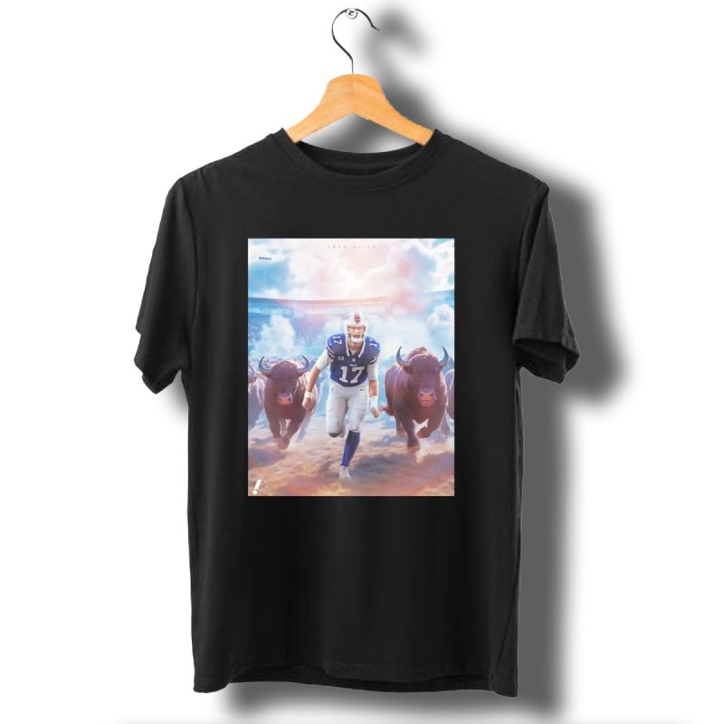 Josh-Allen-Leading-Charge-With-Buffalo-Bills-Against-Jaguars-Victory-47-10-T-Shirt-1_T-Shirt-1 Josh Allen Leading Charge With Buffalo Bills Against Jaguars Victory 47 10 T Shirt 1 T Shirt 1