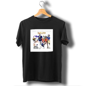 Josh Allen Most Valuable Player Mvp Buffalo Bills Reeses Senior Bowl Nfl Trophy Signature T-Shirt