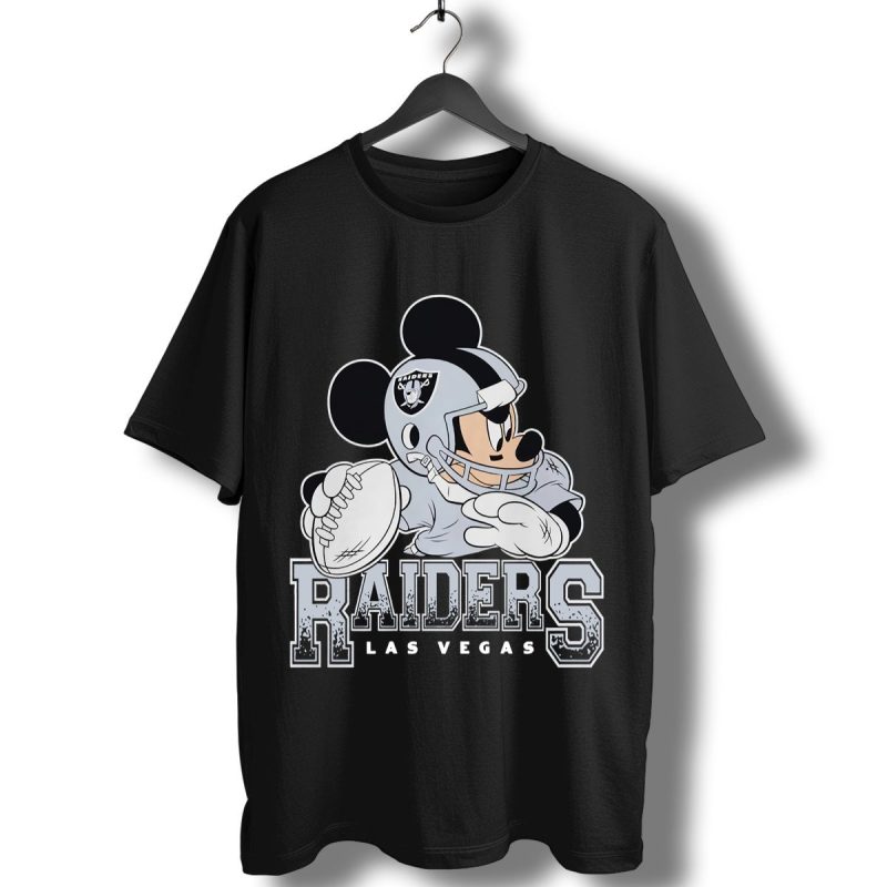 Junk Food Las Vegas Raiders Disney Mickey T Shirt T Shirt 1