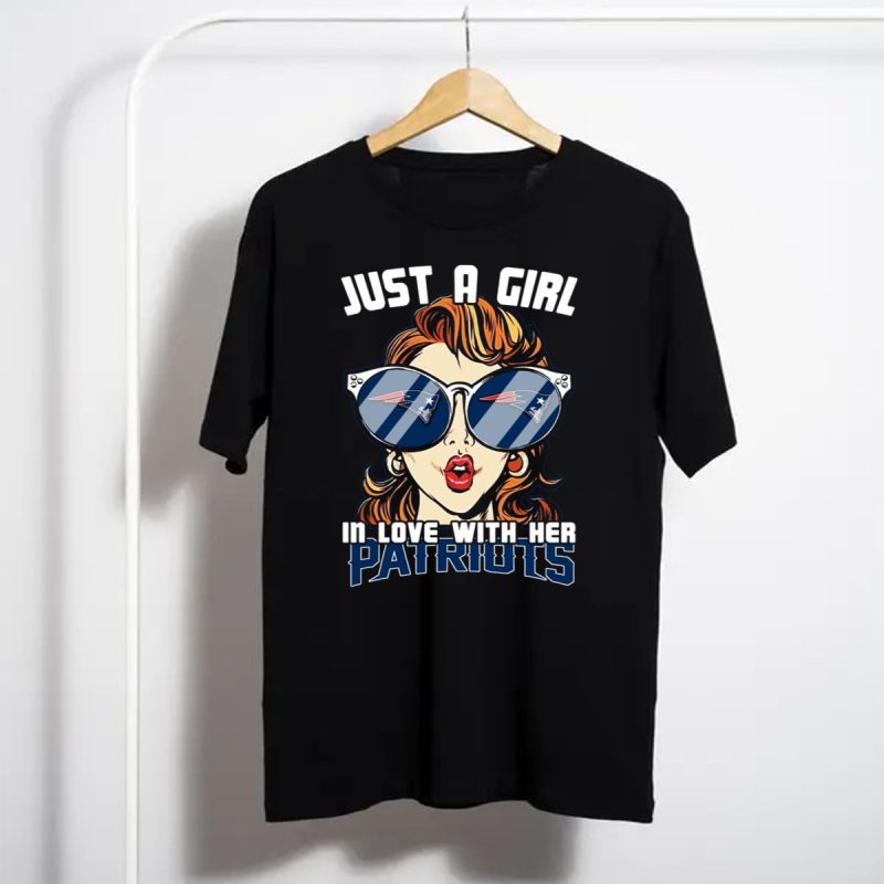Just A Girl In Love With Her New England Patriots T Shirt T Shirt 1