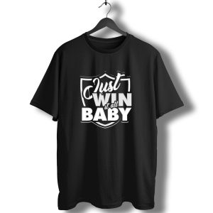 Just Win It All Baby Las Vegas Raiders Shield Emblem T-Shirt