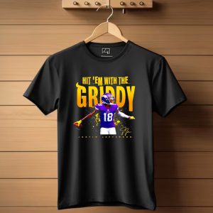 Justin Jefferson Minnesota Vikings Hit Em With The Griddy Signature T Shirt