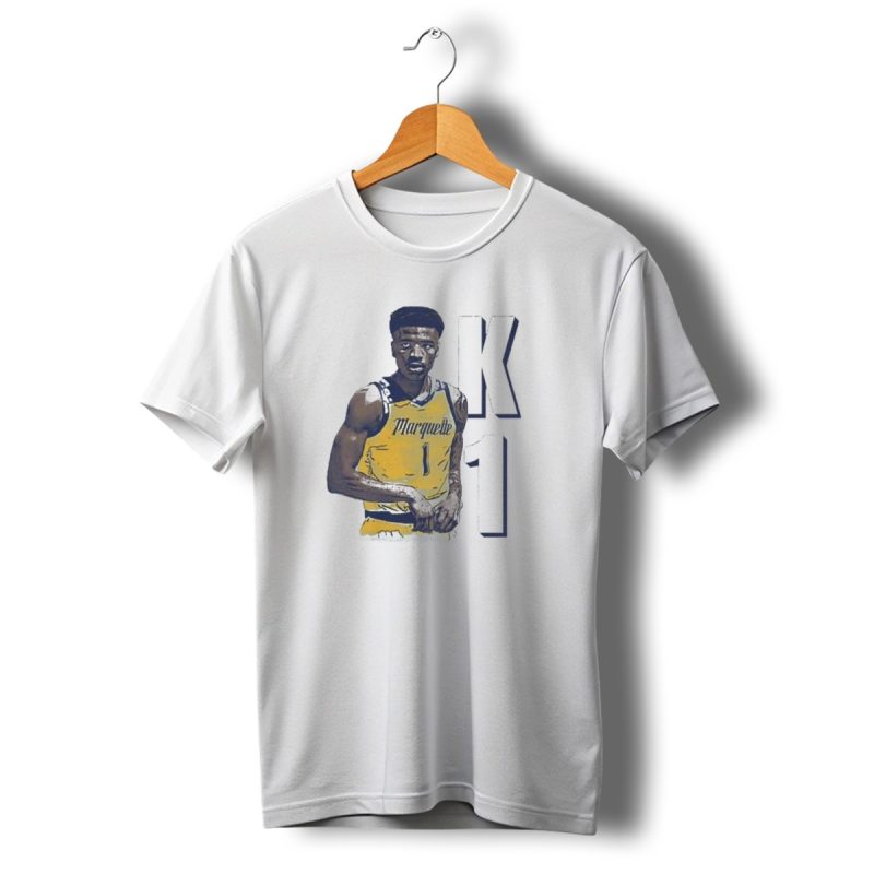 K1 Kameron Jones Marquette Golden Eagles Basketball Cartoon Player T Shirt T Shirt 1 1