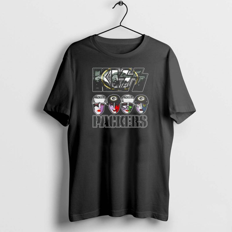 Kiss Packers Green Bay Fans Facepaint T Shirt 1 1 T Shirt 1 1