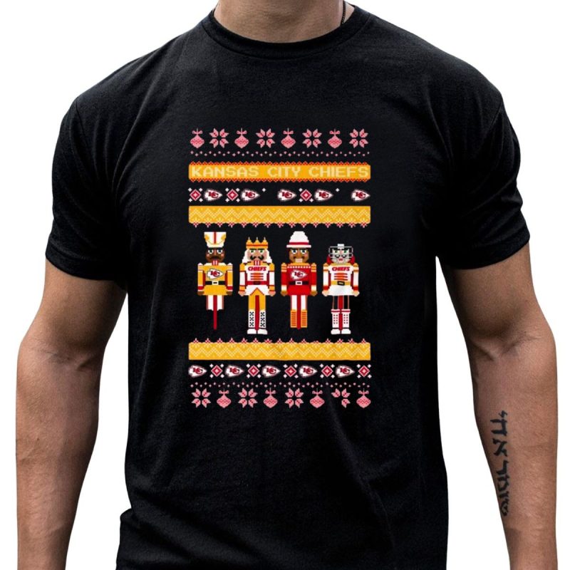 Kansas City Chiefs 2024 Holiday Nutcracker Ugly T Shirt T Shirt 1 1