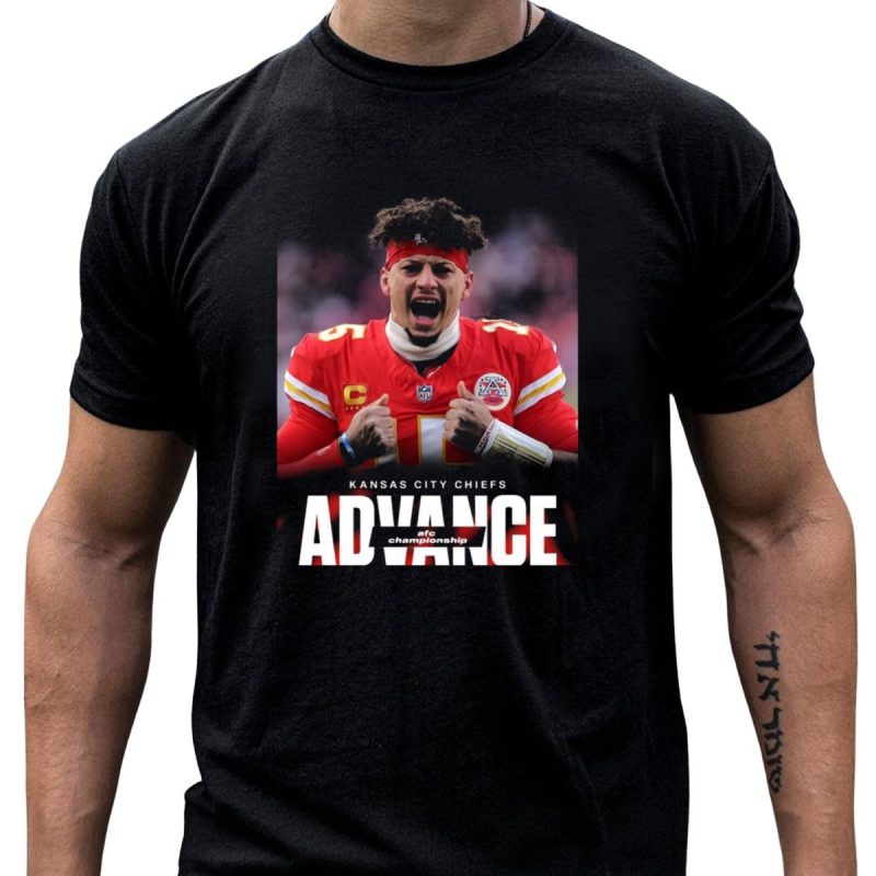 Kansas City Chiefs Advance To Afc Championship With Patrick Mahomes T Shirt T Shirt 1 1
